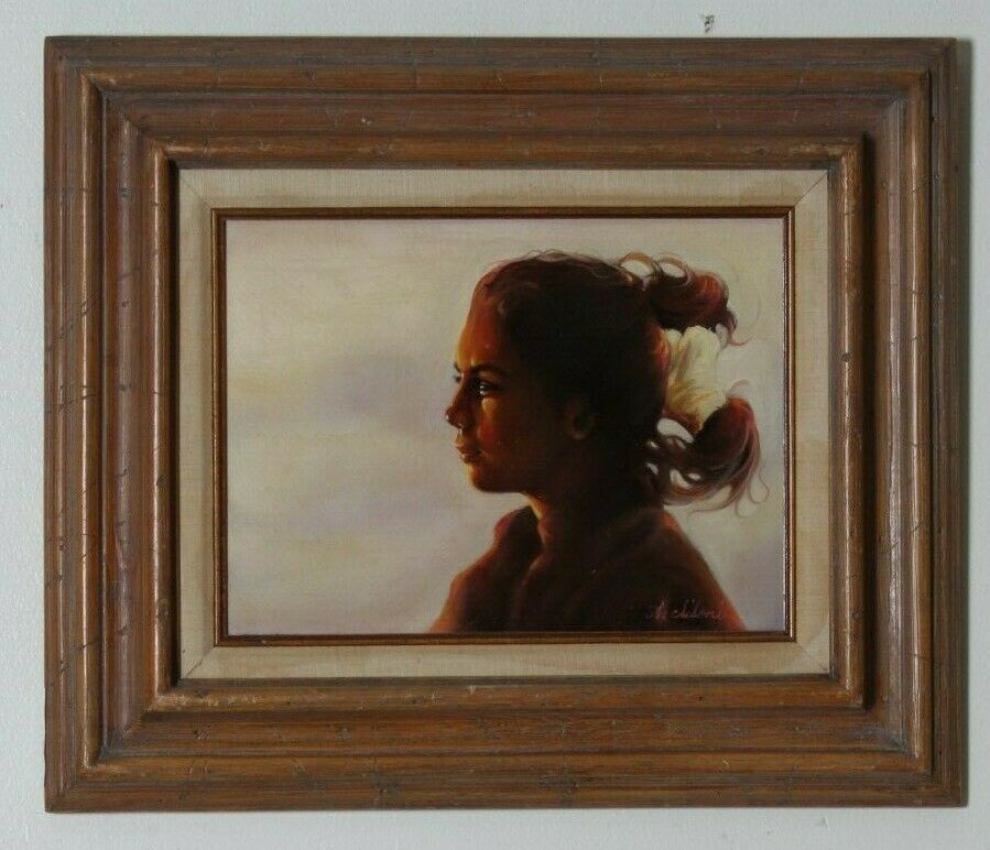 "A Look to the Future" By Anthony Sidoni 1991 Signed Oil on Board 16"x19"