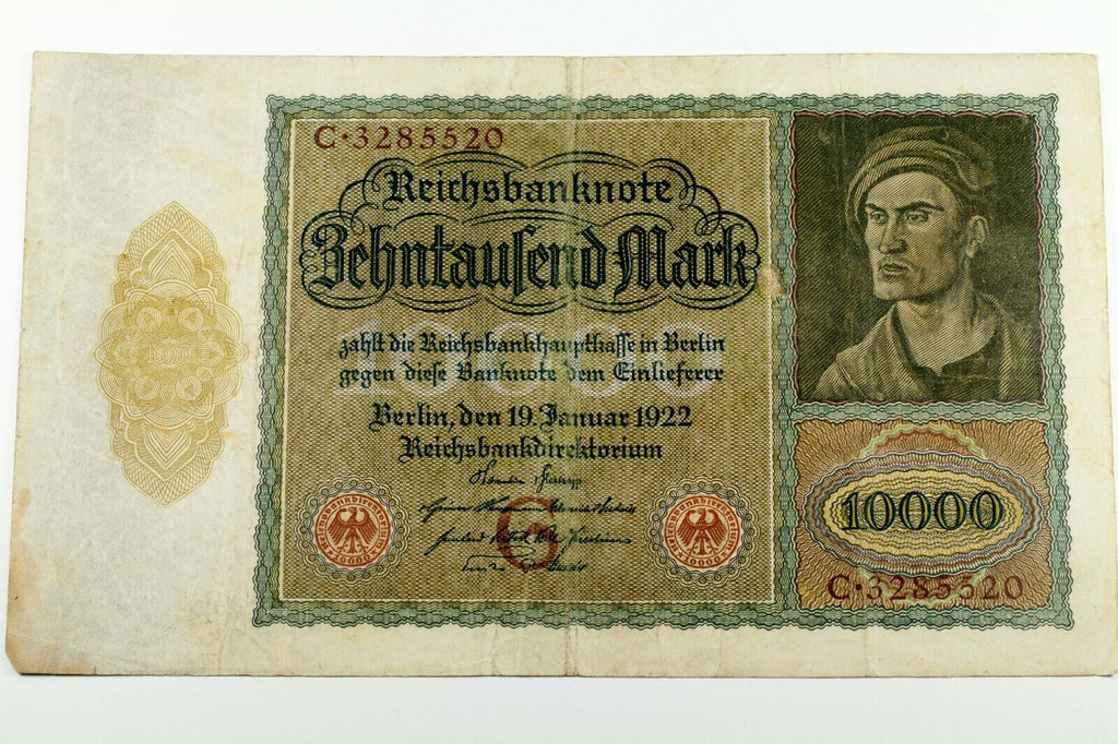 Lot of 6 Miscellaneous German Notes (1908 - 1923) 100 - 50 Million Mark Fine+