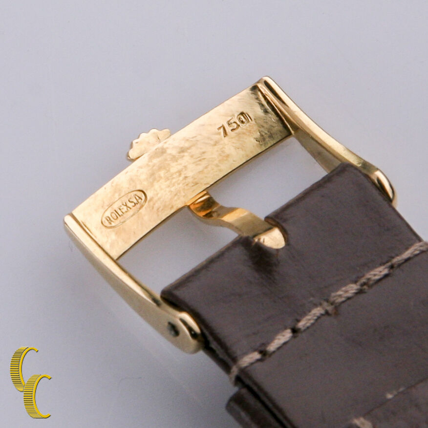 Rolex Modele de Depose 9522 18k Yellow Gold Hand-Winding Watch Box Papers