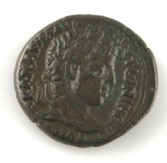 220 AD Roman Egypt Billon Tetradrachm Coin Elagabalus Nilus S-7632 D-4130