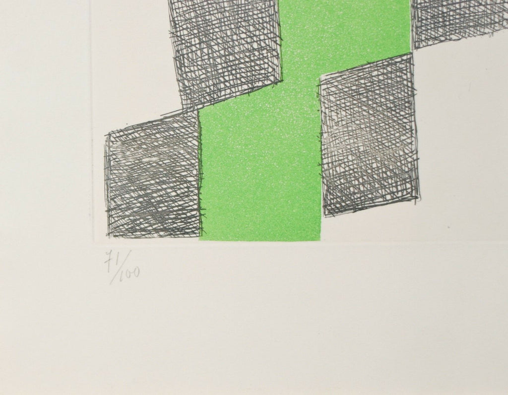 Abstract Etching by Sonia Delaunay Signed Ltd Edition #71/100 26"x20"