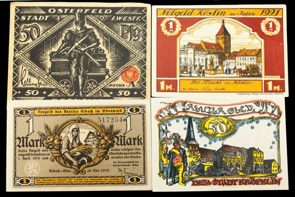 1920's Germany Notgeld Money 25pc Industry - Auma, Philippsthal, Tettnang