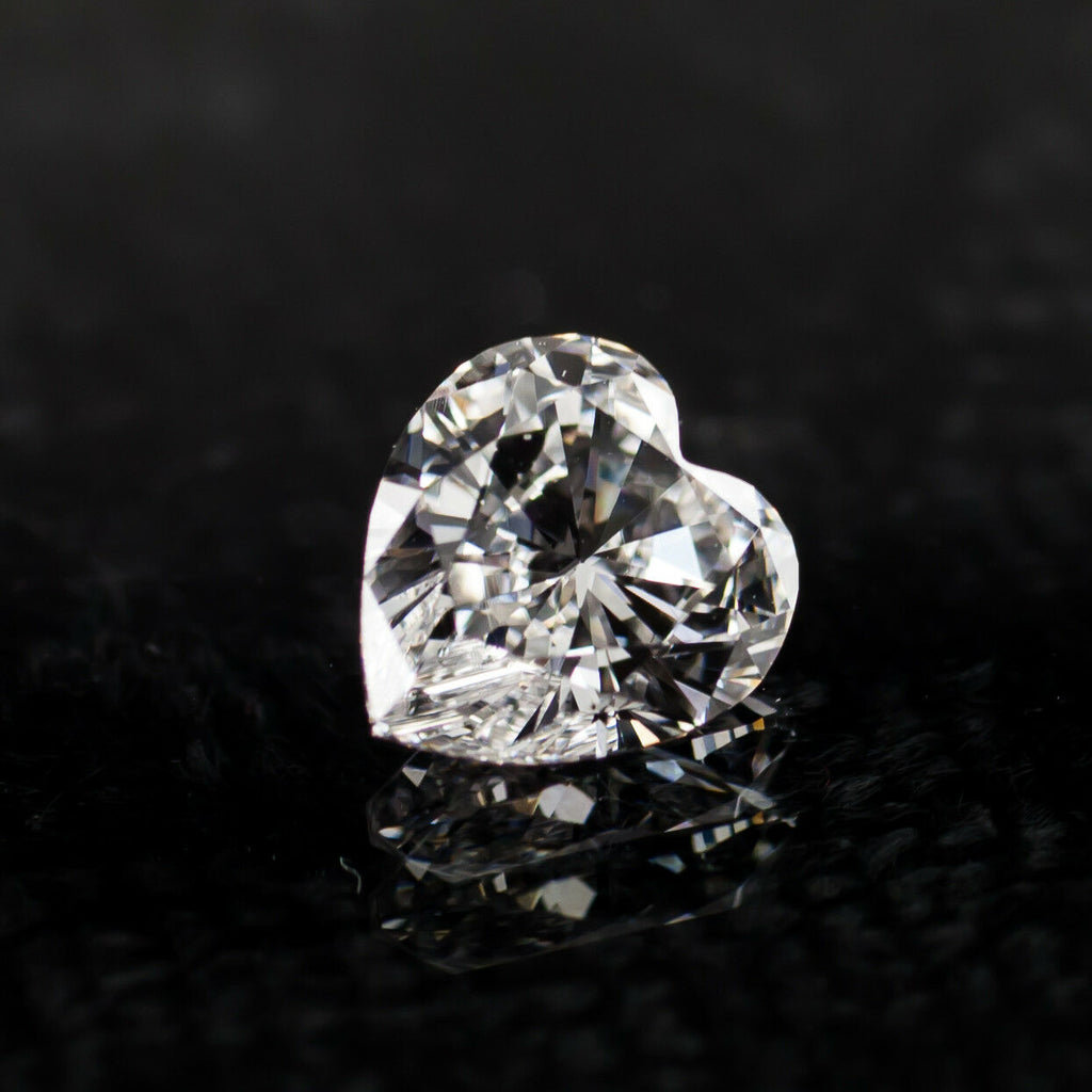 1.01 Carat Loose F / VVS2 Heart Shaped Cut Diamond GIA Certified