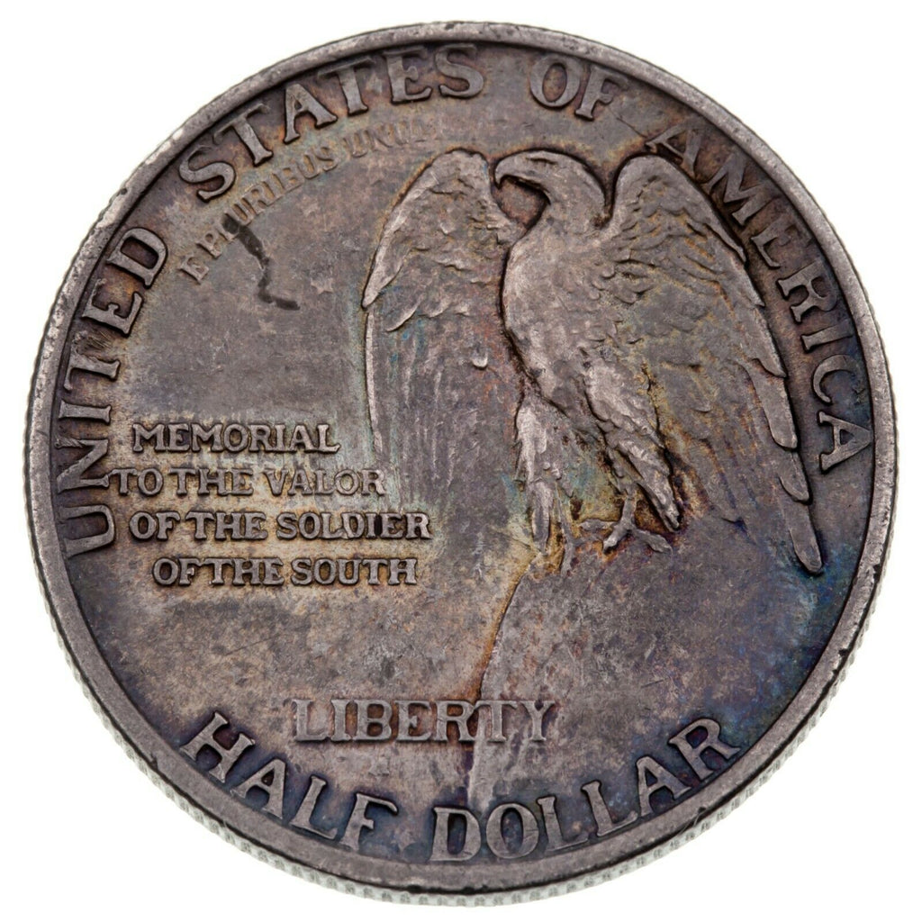 1925 50C Stone Mountain Commemorative Half Dollar in AU Condition