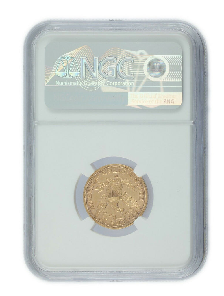 1907/7-D $5 US Gold Liberty Half Eagle Graded by NGC as AU55! VP-001