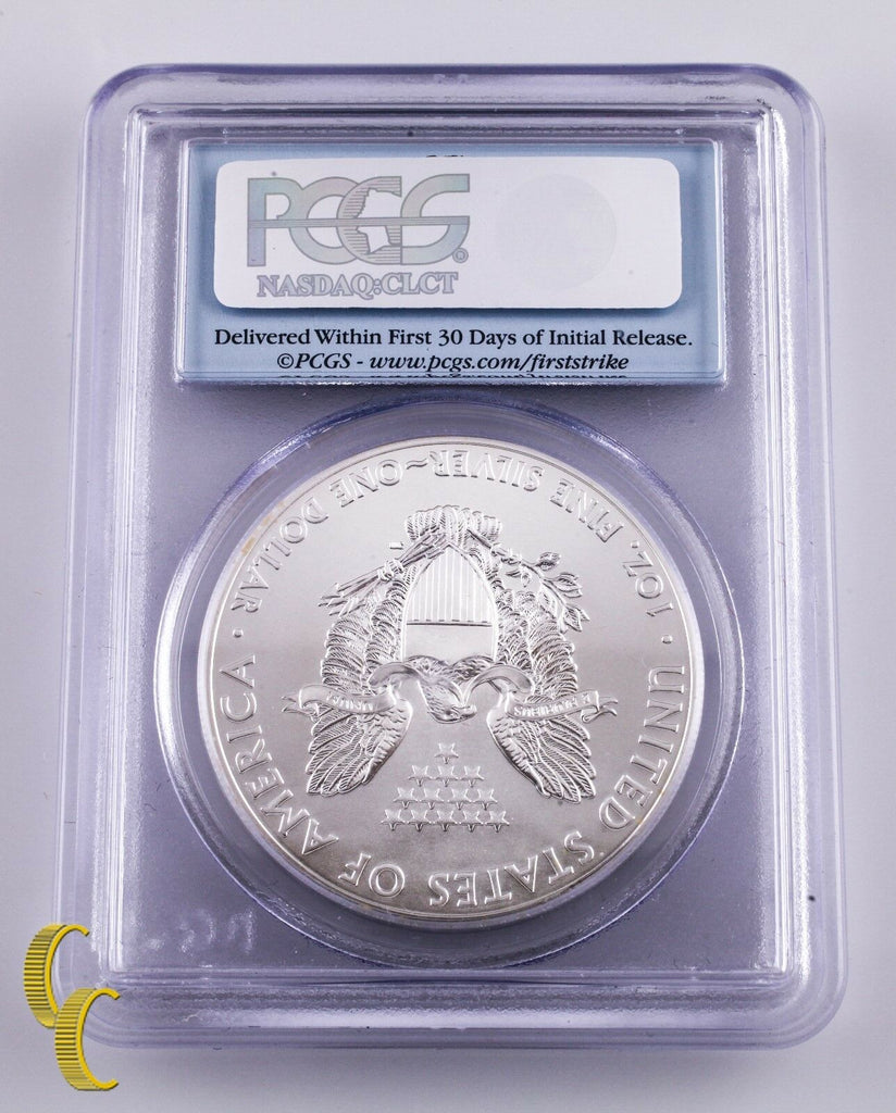 2012-W First Strike $1 Silver American Eagle 1 oz Graded by PCGS MS70