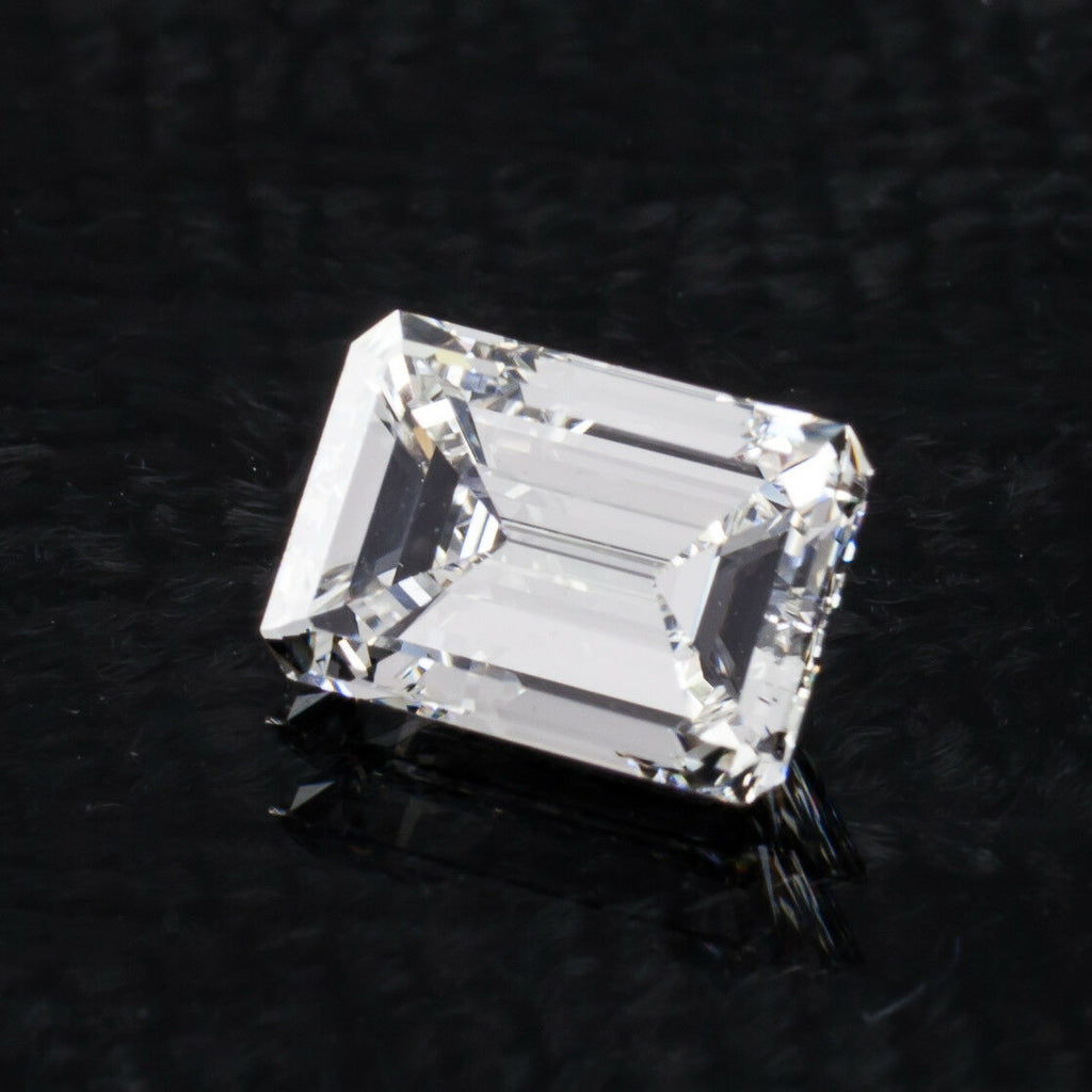 1.00 Carat Loose F / VS2 Emerald Cut Diamond GIA Certified