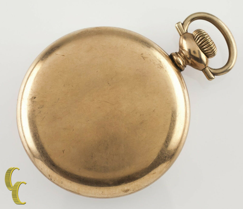 Elgin Gold Filled "Father Time" Open Face Pocket Watch Gr 454 21 J 16S 1920