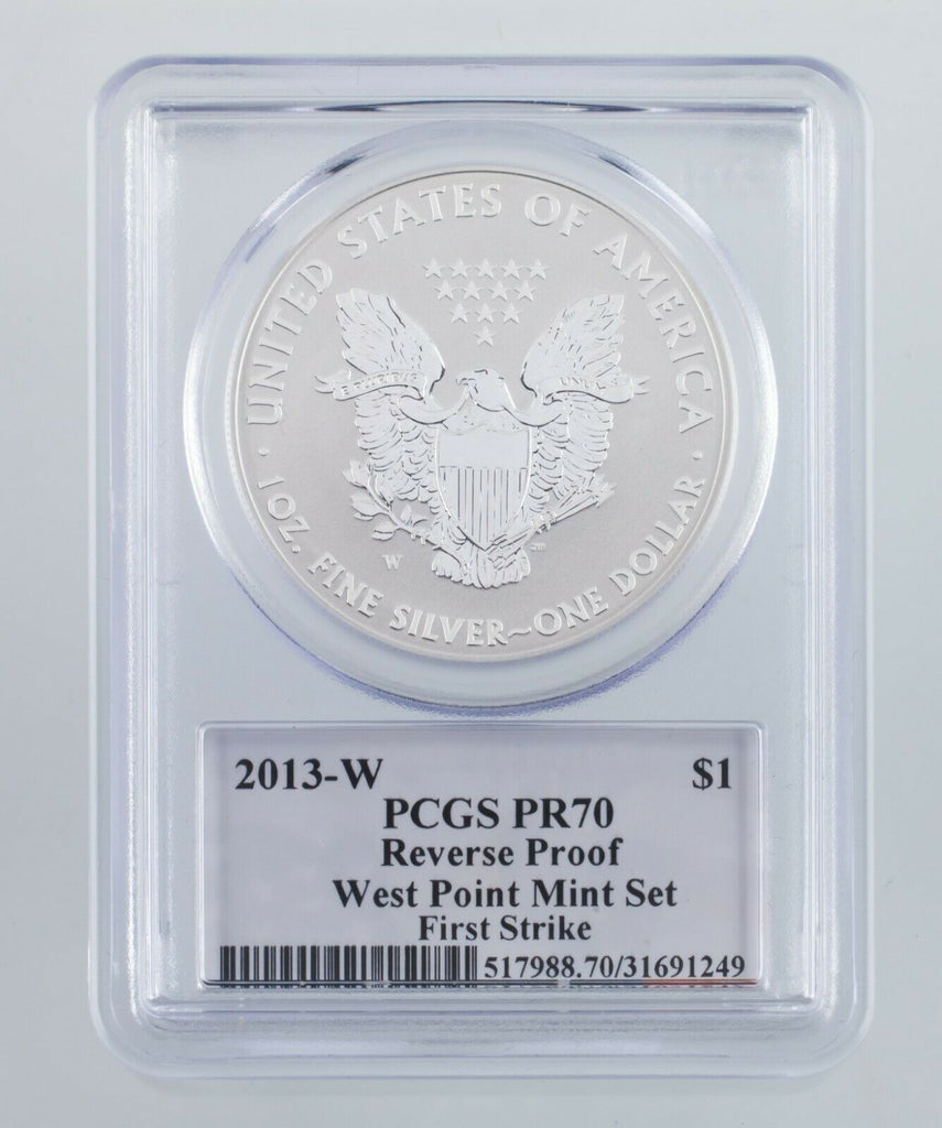 2013-W West Point Mint Set Enhanced & Reverse Proof PCGS MS70 PR70 1st Strike