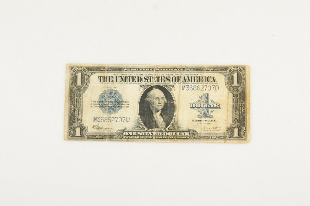 1923 $1 ONE DOLLAR GEORGE WASHINGTON SILVER CERTIFICATE