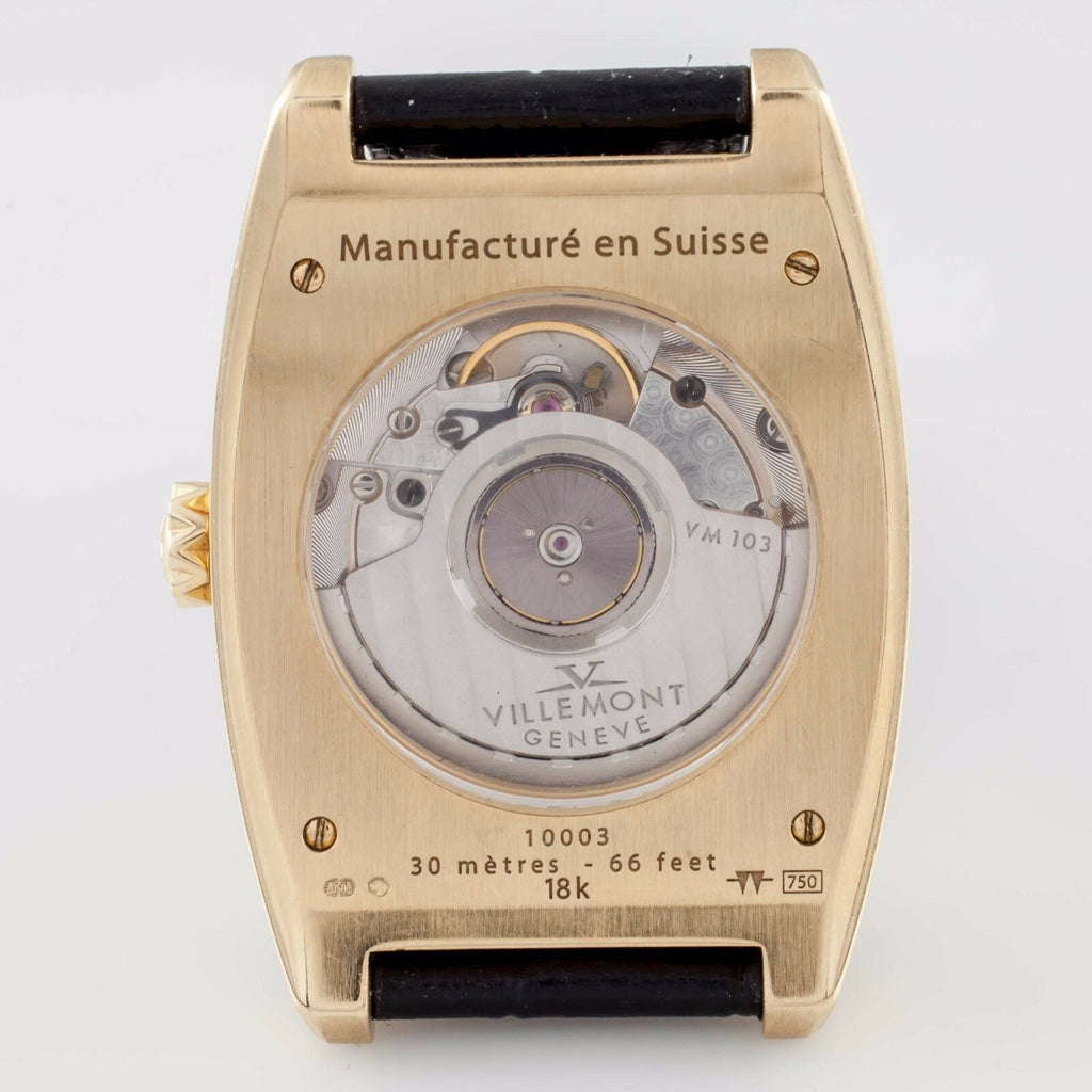 Villemont Aston T Big Date 18k Yellow Gold  Automatic Watch Serial #10003