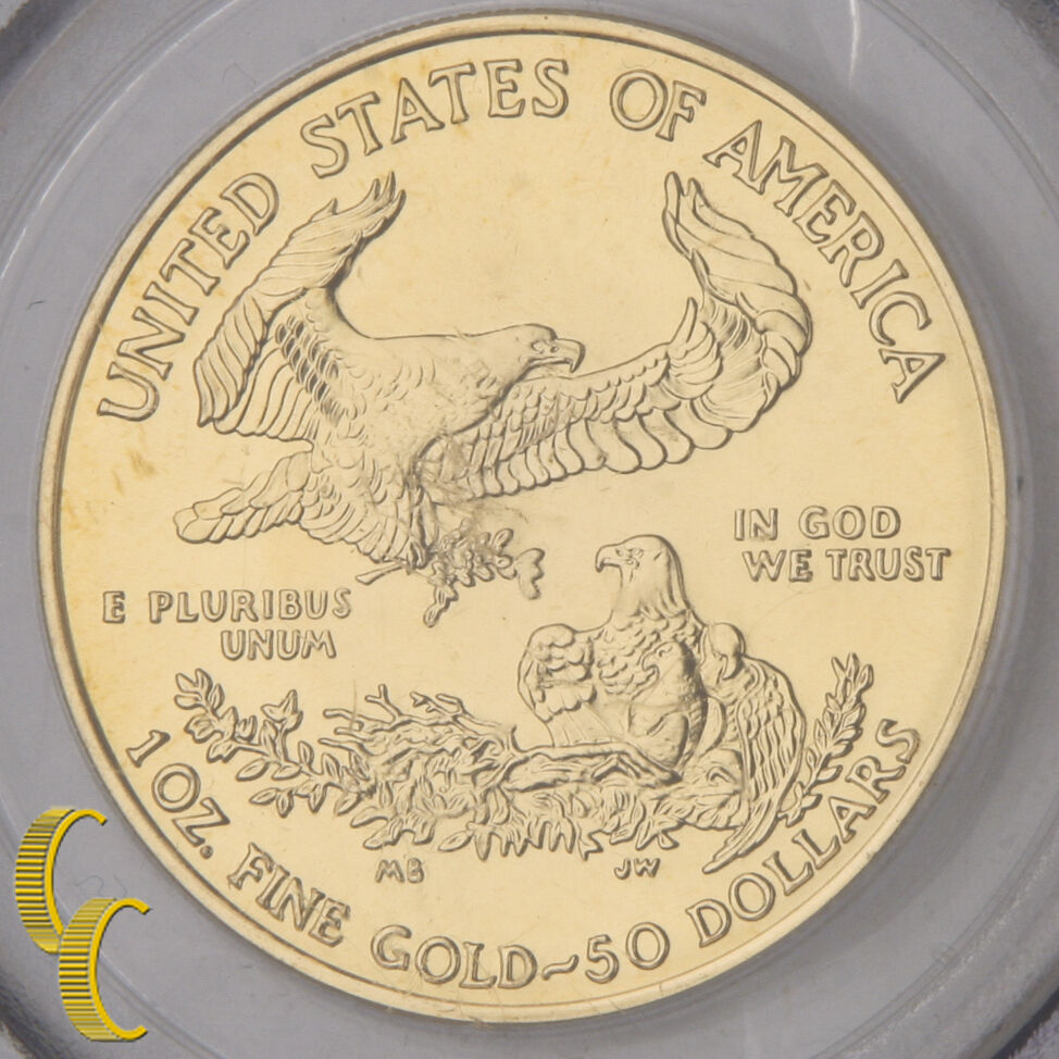 2006 1 oz Gold American Eagle $50 Graded by PCGS as MS-69 First Strike