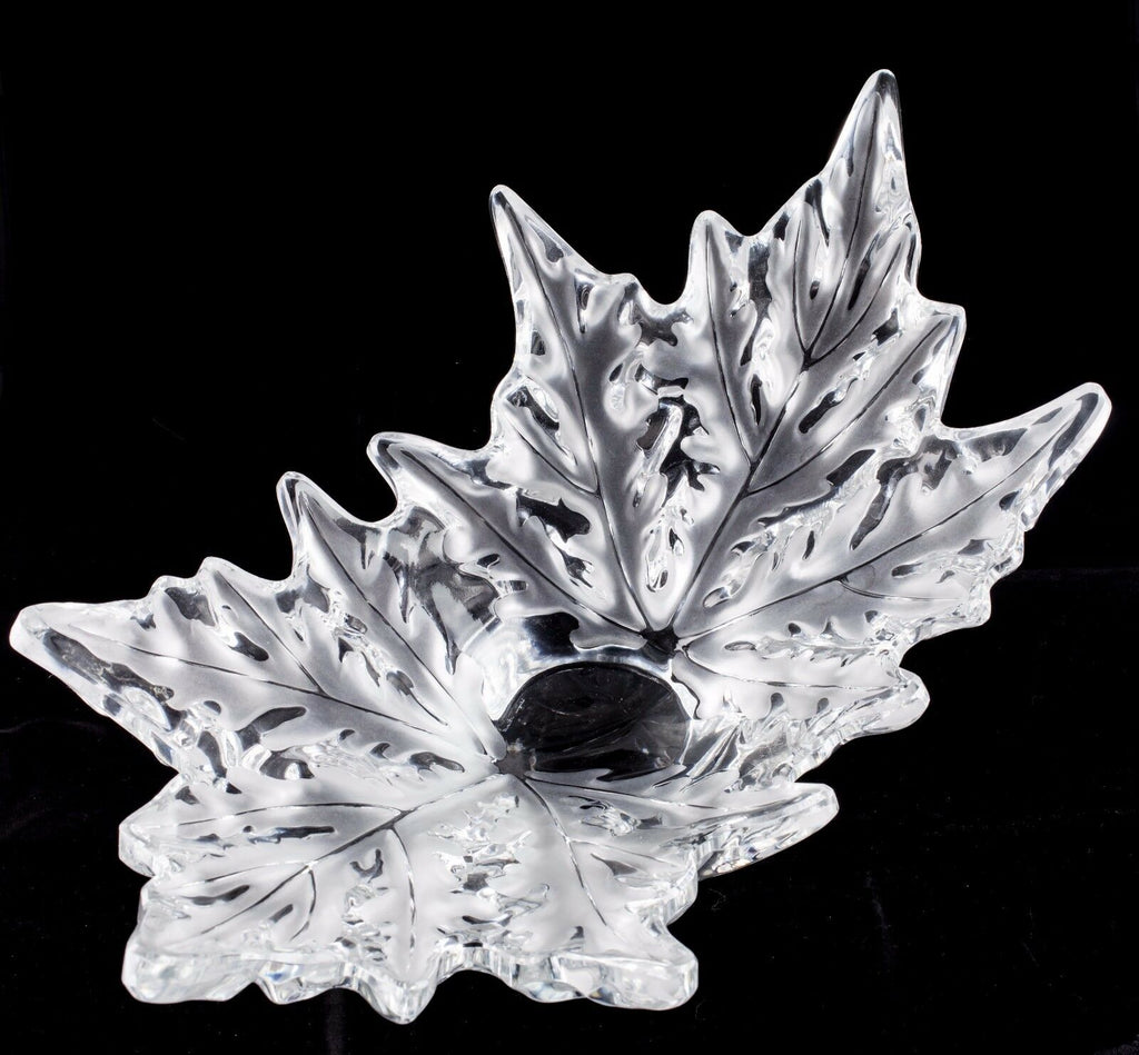 Lalique Champs Elysees Crystal Bowl Clear Color Retails for $3500 Great Deal!
