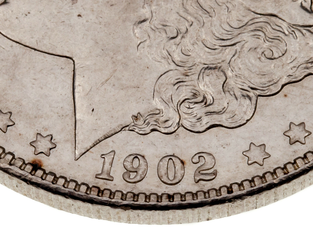 1902 $1 Silver Morgan Dollar in Choice BU Condition, Excellent Eye Appeal