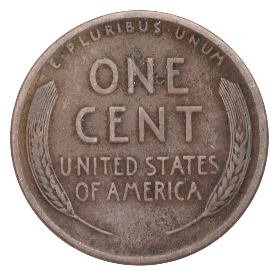 1911-S Lincoln Wheat Cent 1C Penny (Fine, F Condition)