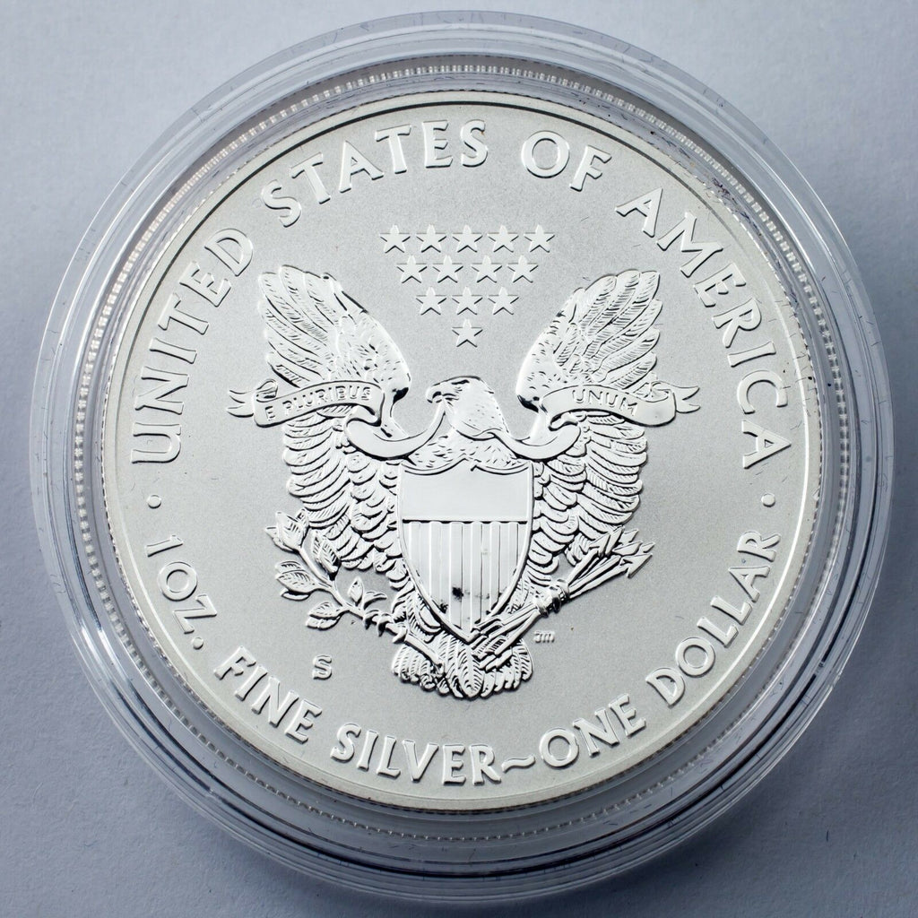 2012-S American Eagle West Point Two-Coin Silver Set w/ Box, CoA, and Case