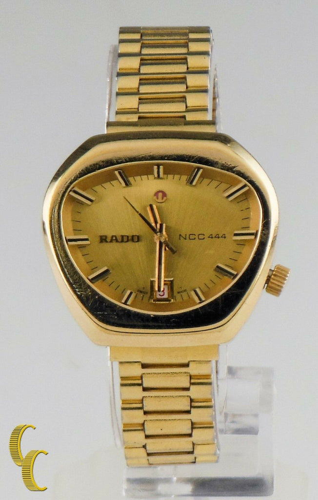 Vintage Rado NCC 444 Gold Plated Automatic Women's Watch 558.3018.2