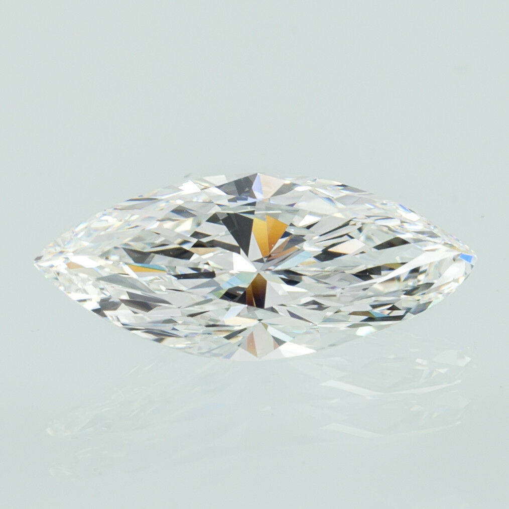 1.53 Carat Loose F / VVS2 Marquise Cut Diamond GIA Certified