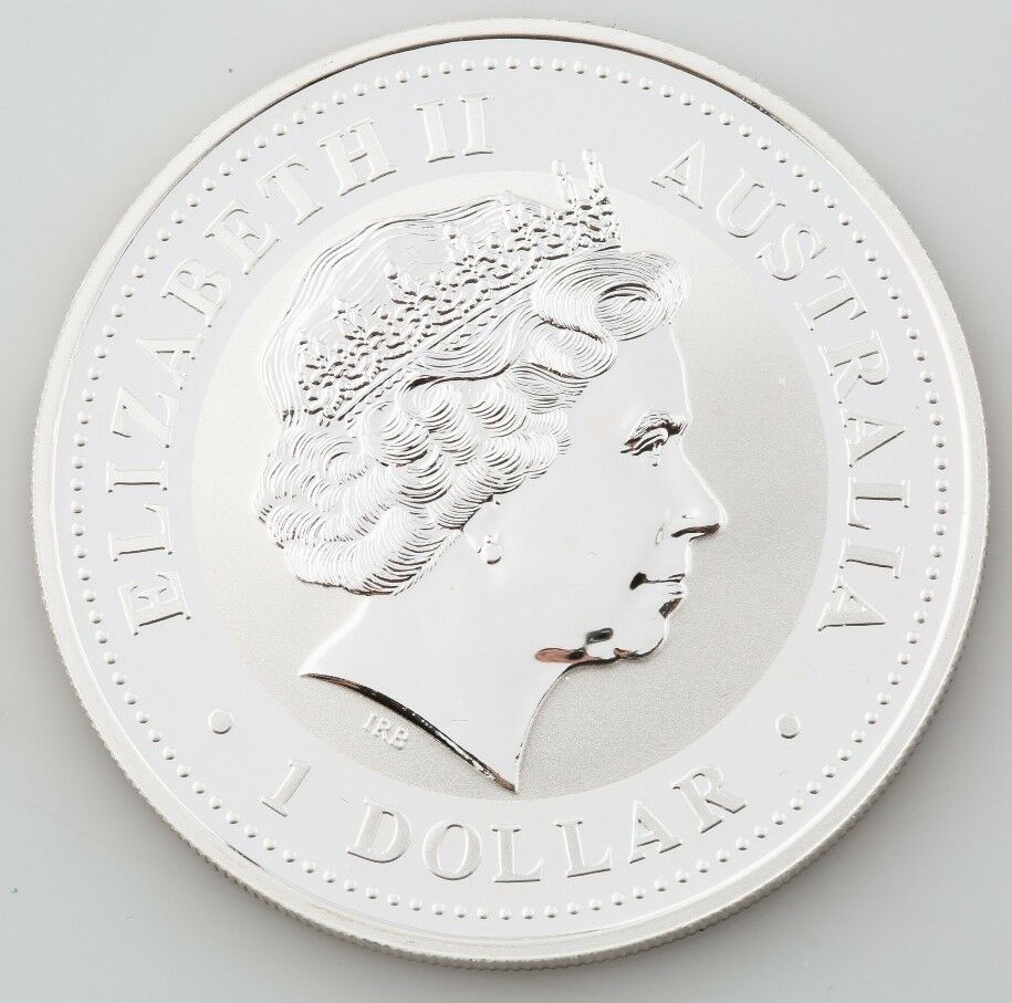 2000 Australian Kookaburra 1 oz. 999 Silver $1 BU Coin Queen Elizabeth II