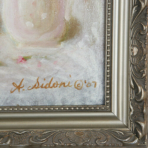 "Lilac Time" By Anthony Sidoni 2007 Signed Oil on Canvas 23 1/2"x19 1/2"
