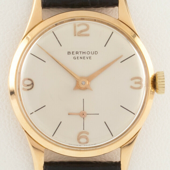 Berthoud Women's Hand-Winding 18k Rose Gold Watch w/ Leather Band