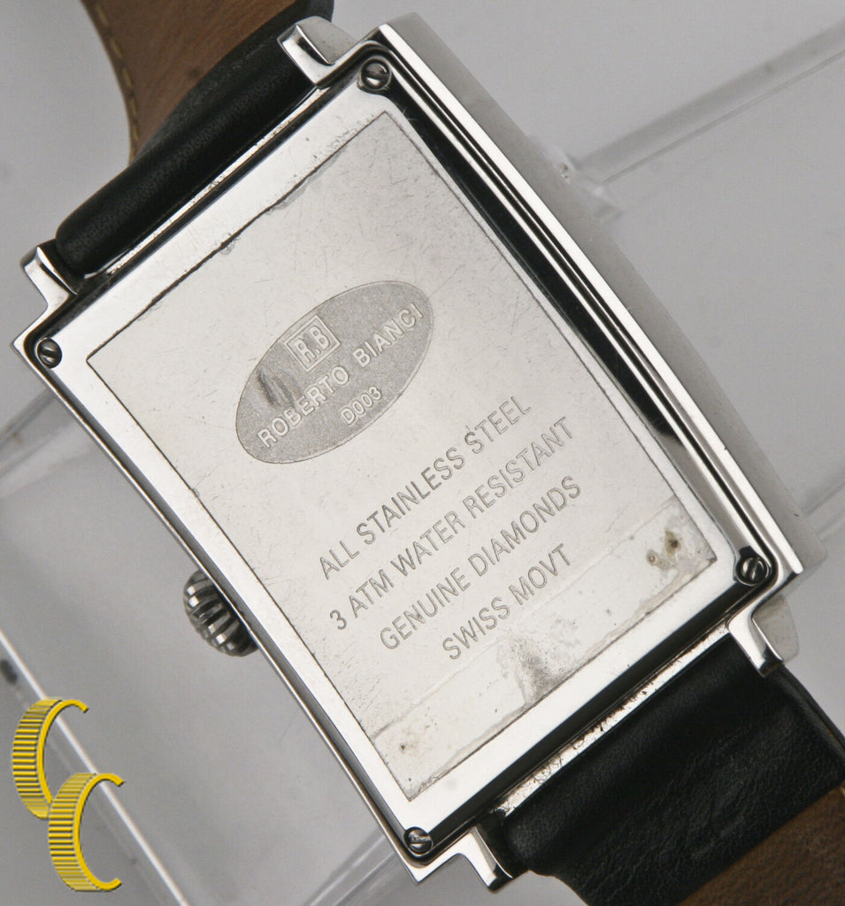 Roberto Bianci Stainless Steel Diamond Women's Watch Beautiful Gift!