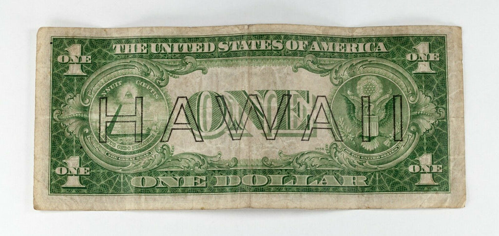 Series of 1935 A Hawaii $1 Silver Certificate in Very Good Condition FR 2300