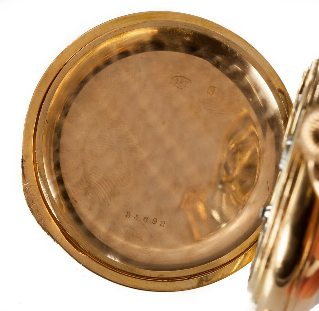 Le Phare 18k Yellow Gold Minute Repeater Open Face Pocket Watch