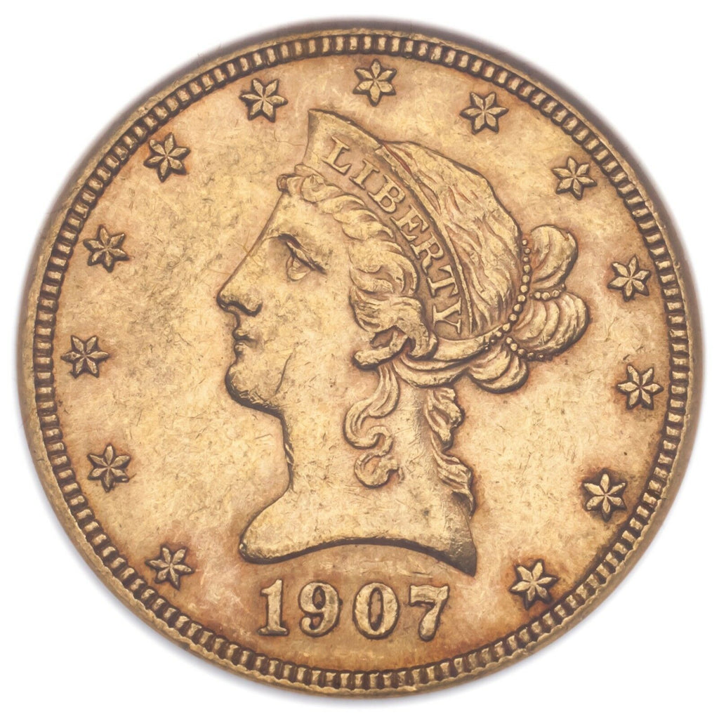 1907-S G$10 Gold Liberty Head Graded by NGC as AU-58! Released by GSA!