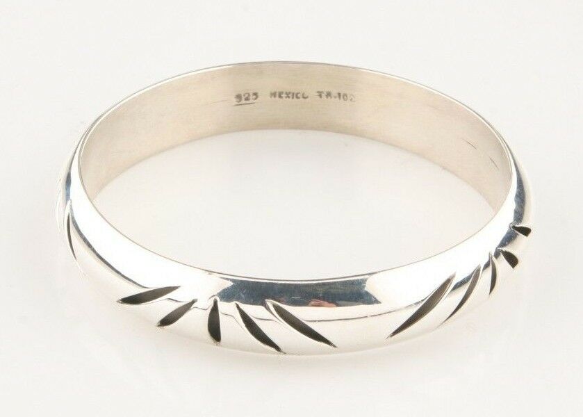 Sterling Siver Taxco Mexico Bangle Bracelet