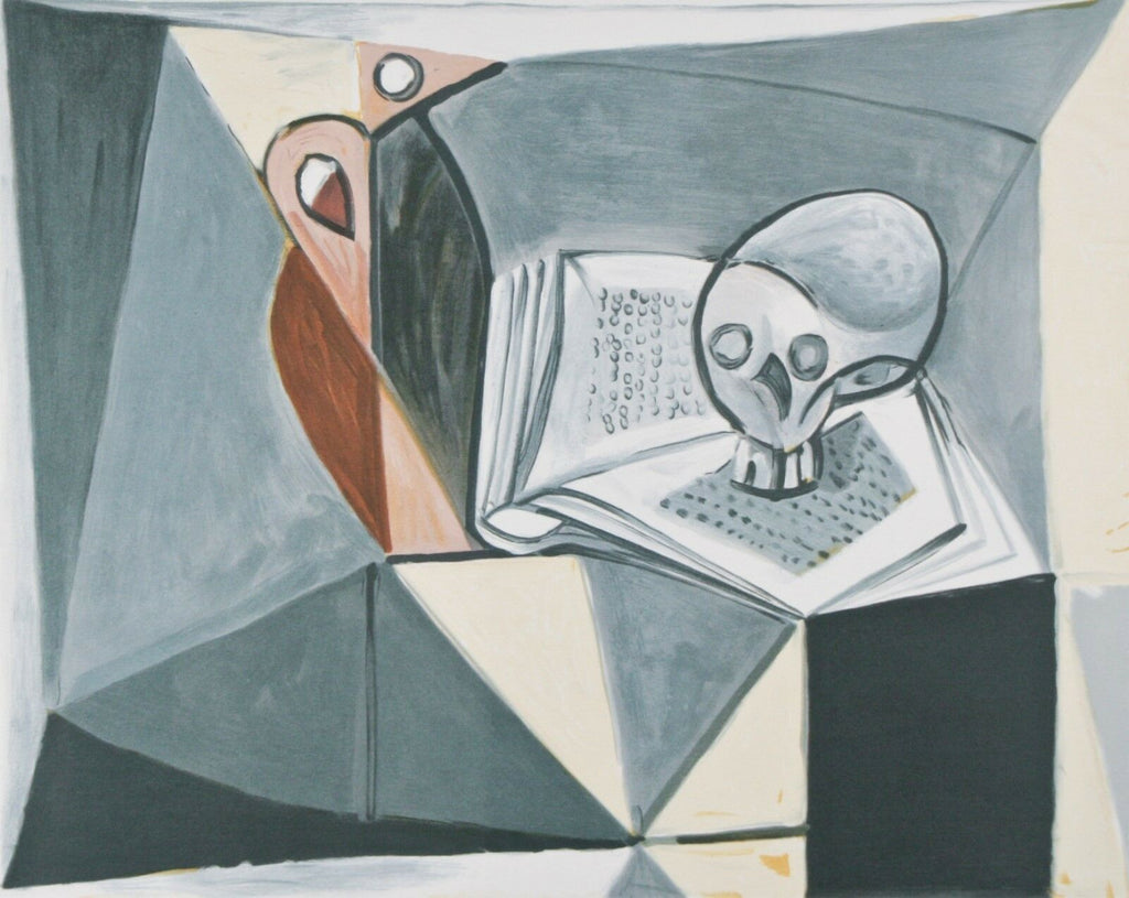 "Tete de Mort et Livre" from Marina Picasso Estate Ltd Edition of 500 Lithograph