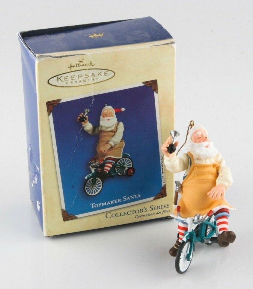 Hallmark Keepsake Ornament "Toymaker Santa" Collector's Series 2002 w/ Box RARE!