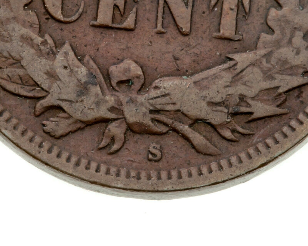 1908-S 1C Indian Head Cent in AG Condition, Abrasions, Punch on Date, Not Bad
