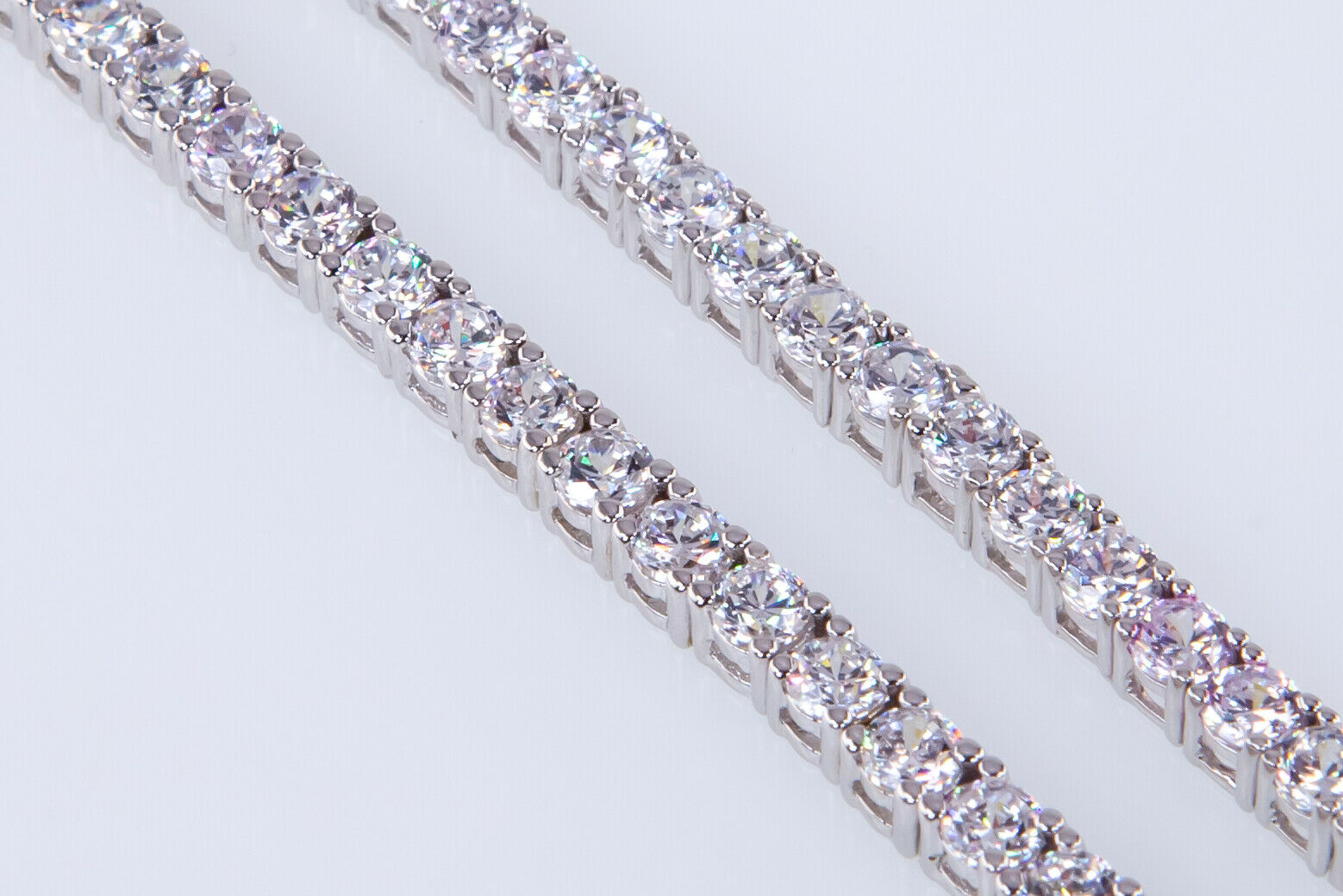 Minimalist Tennis Necklace and Bracelet Set Silver – Evie Lyn Designs