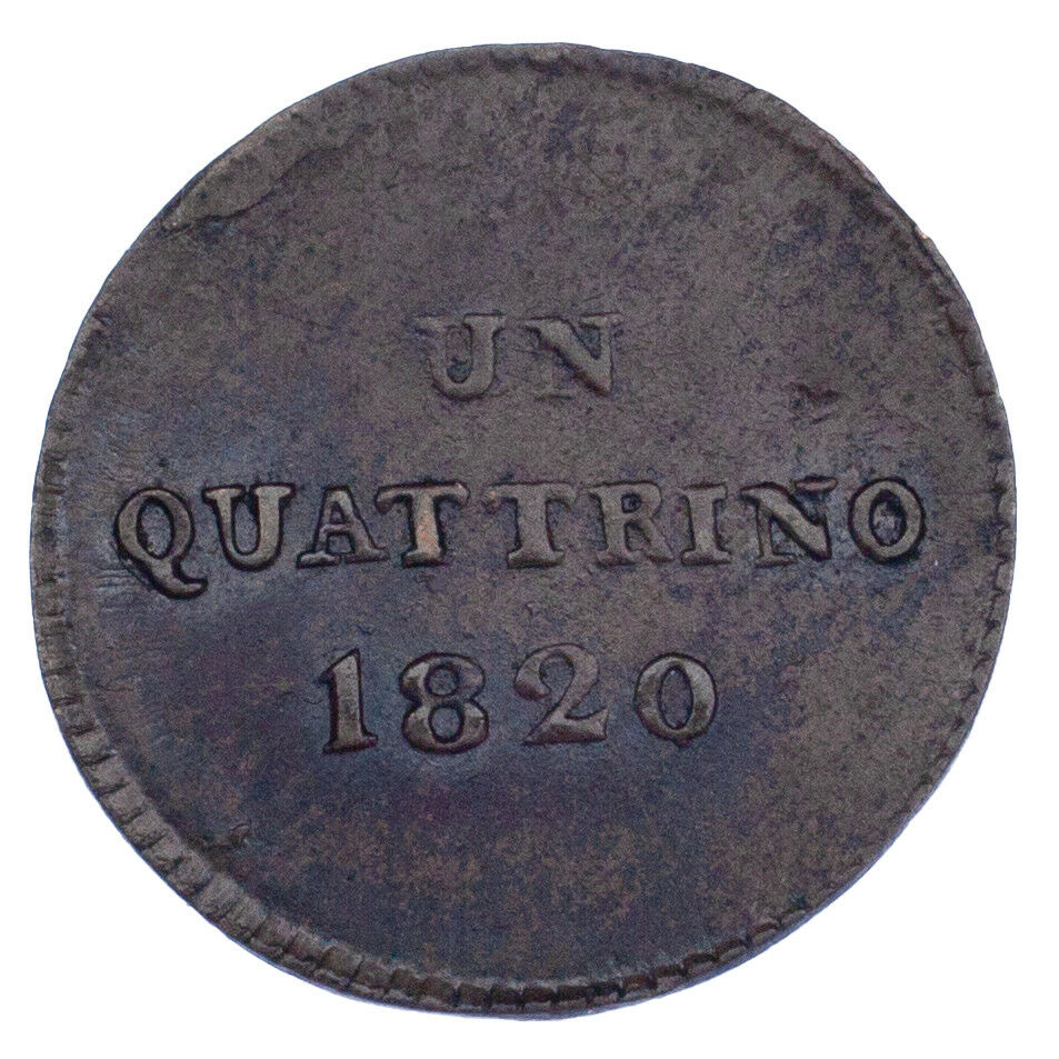 1820 Italian States TUSCANY Quattrino In  C# 53