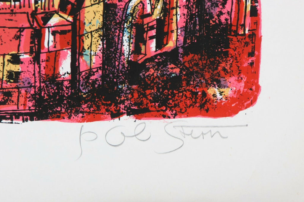 "City of King David" by Yossi Stern Lithograph on Paper Limited Ed of 150 w/ CoA