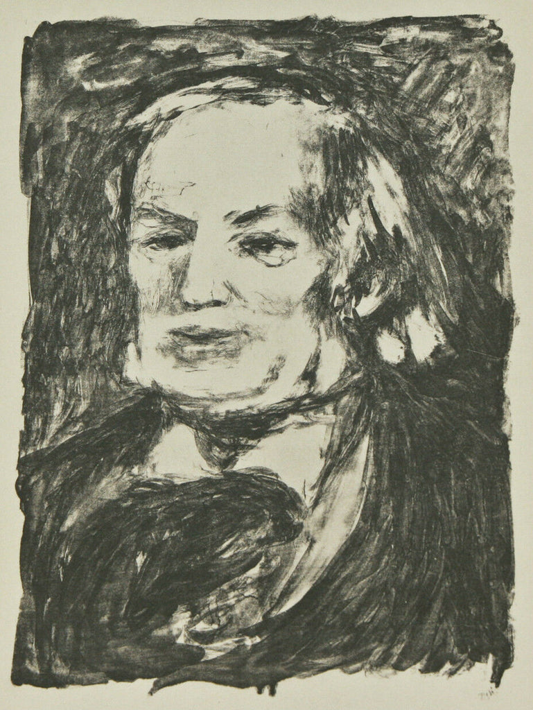 "Richard Wagner" By Fernand Mourlot After Renoir Lithograph LE #29/3000