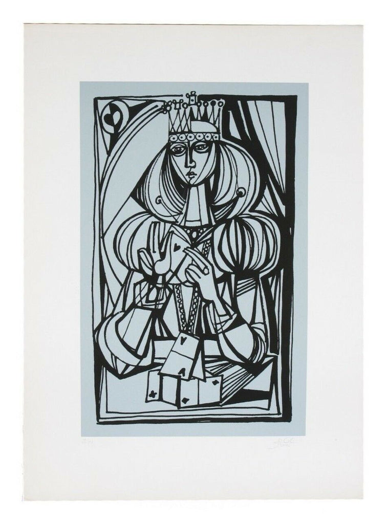 "Queen" by Yossi Stern Lithograph on Paper Limited Edition of 90 w/ CoA