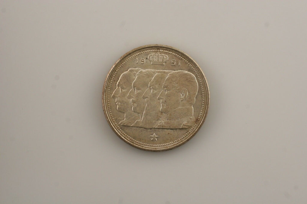 1951 Belgium 100 Francs Coin in Uncirculated Condition