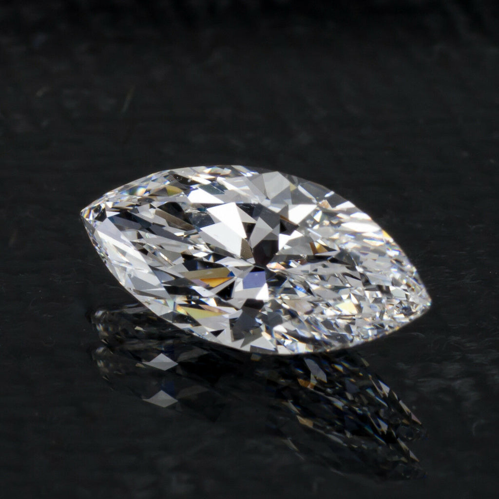 1.58 Carat Loose D / SI1 Marquise Brilliant Cut Diamond GIA Certified
