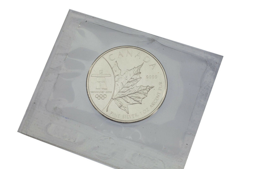 2008 Canada Silver Vancouver Olympics Silver Coin Unc. Mint Sealed
