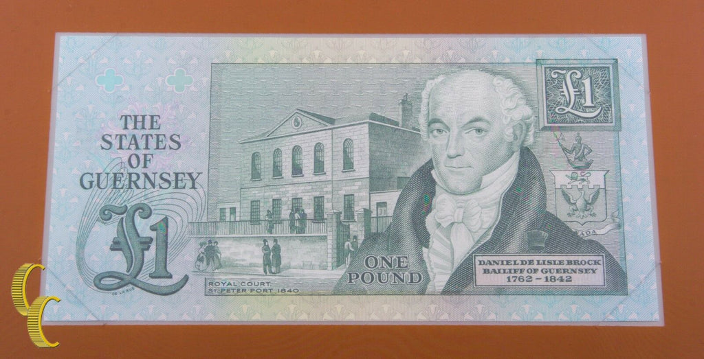 1986 The States of Guernsey $1 One Pound Banknotes of all Nations Uncirculated