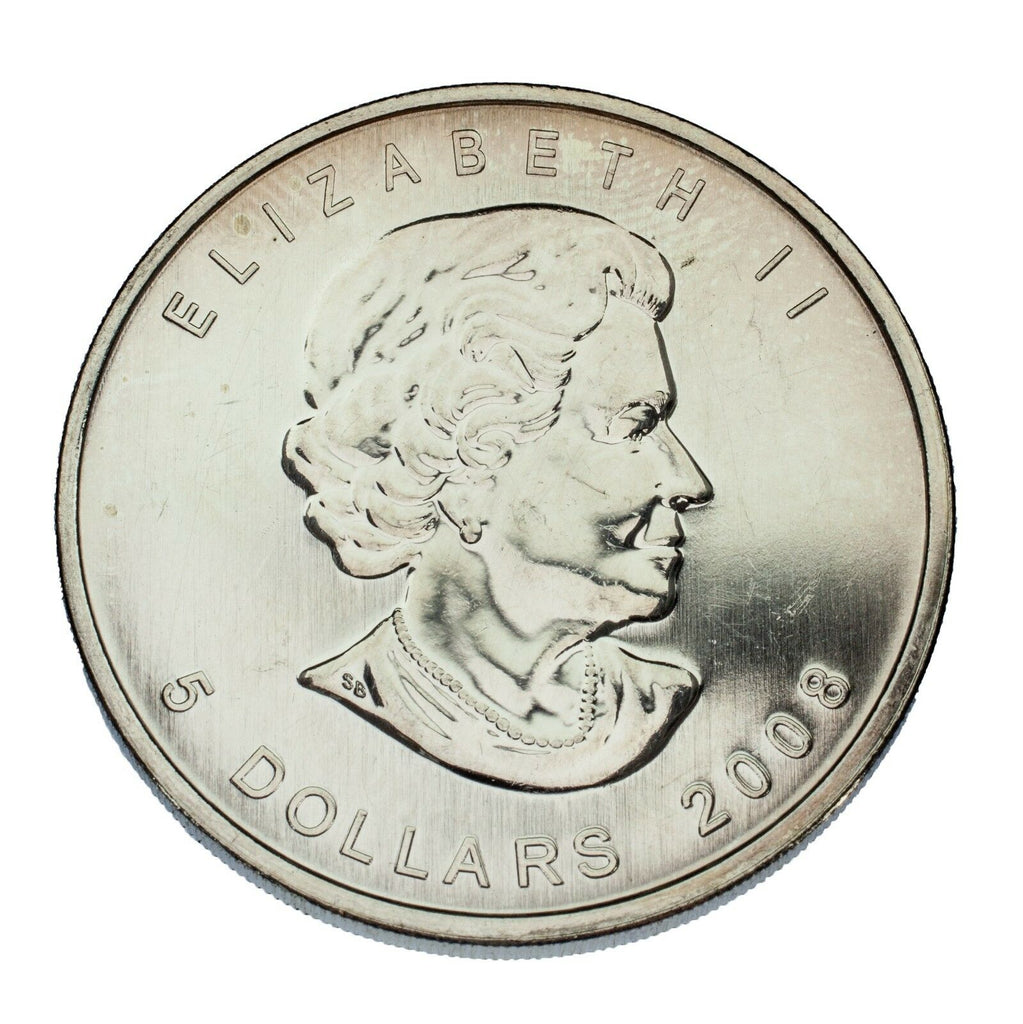 2008 Canada Silver Vancouver Olympics Silver Coin Unc.