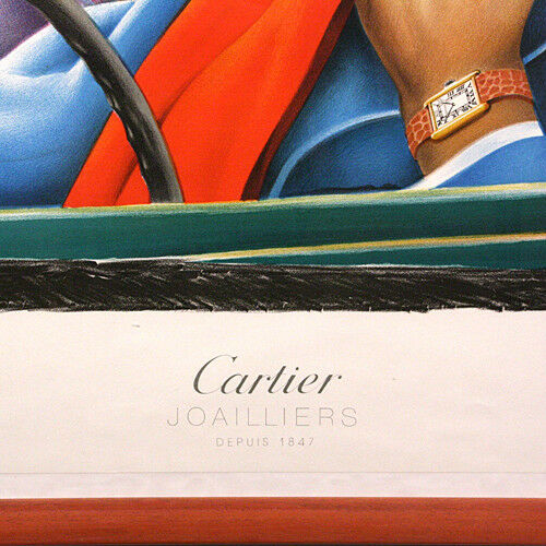 CARTIER Joailliers Depuis 1847 Framed Advertisement Poster 41"x31"