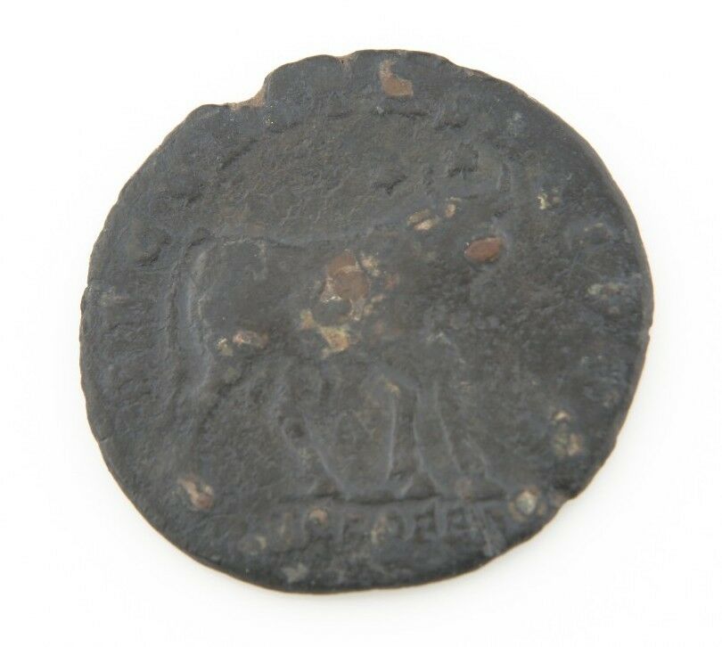 360-363 AD Imperial Roman AE1 Coin VG+ Julian the Apostate Bull RIC#297 C#158