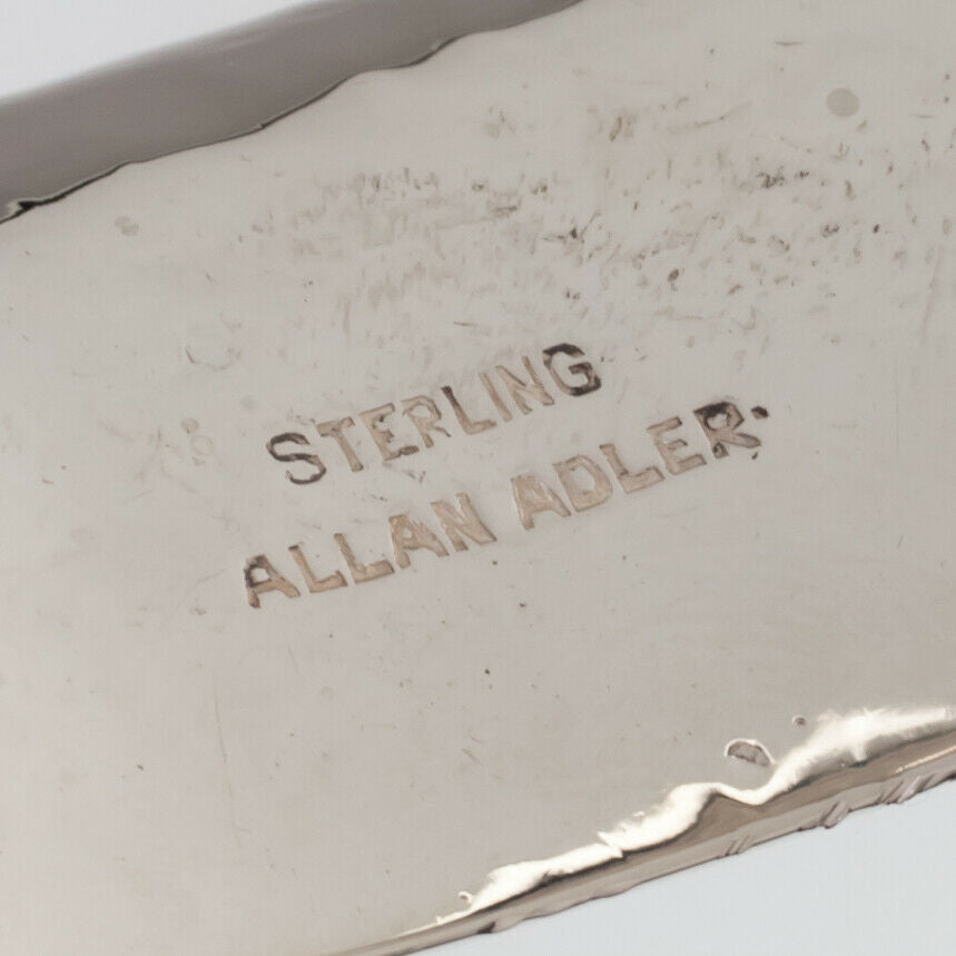 Allan Adler Sterling Silver Hammered Collar Necklace Gorgeous!