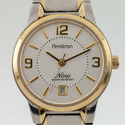 Armitron Now Ladies Two Tone Quartz Watch w/ Date 75/3281