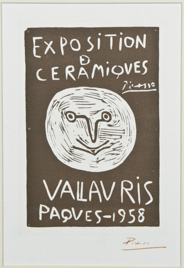 "Exposition Ceramiques Vallauris Paques" by Picasso Signed Lithograph