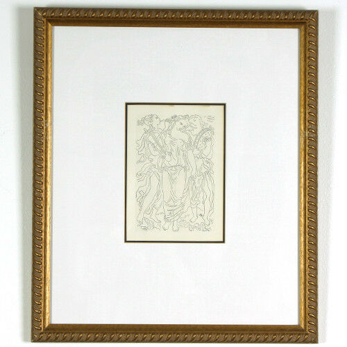"Chloe's Return" By Ruth Reeves 1933 Limited Edition #1179/1500 Etching