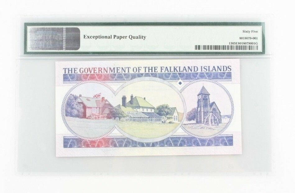1984 Falkland Islands One Pound Gem UNC-65 EPQ £1 British Administration Pick-13
